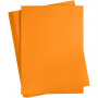Cardboard, orange, A2, 420x594 mm, 180 g, 100 sheets/ 1 pk.