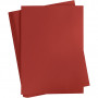 Cardboard, dark red, A2, 420x594 mm, 180 g, 100 sheets/ 1 pk.