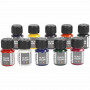 Glass Color Transparent, assorted colours, 10x30 ml/ 1 pack