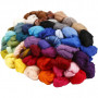 Wool, 21 micron, 20x20 g, asstd. colours