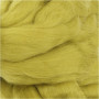 Carded Wool, 21 micron, 100 g, lemon