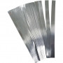 Paper Star Strips Silver 45cm 15mm Diameter 6.5cm - 100 pcs