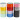 Duct Tape, assorted colours, Solid colour, W: 48 mm, 5 m/ 12 pack