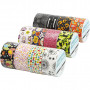 Duct Tape, assorted colours, Patterned, W: 48 mm, 12x5 m/ 1 pack