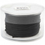 Polyester Cord, thickness 2 mm, 50 m, black
