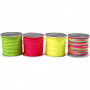Polyester Cord, thickness 1 mm, 8x28 m, neonfarver