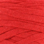 Hoooked Ribbon XL Fabric Yarn Unicolor 34 Lipstick Red