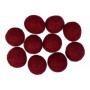 Felt Balls Wool 20mm Dark Pink R2 - 10 pcs