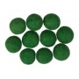 Felt Balls Wool 20mm Dark Green GN10 - 10 pcs