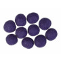 Felt Balls Wool 20mm Dark Purple V1 - 10 pcs