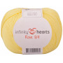 Infinity Hearts Rose 8/4 Yarn Unicolor 177 Light Yellow