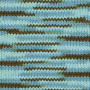 Järbo Soft Cotton Yarn 8880 Turquoise/brown Print