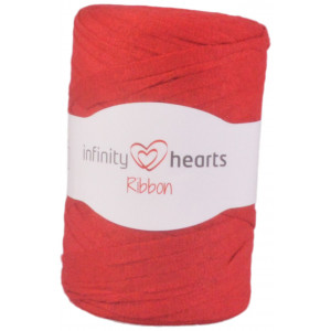 Infinity Hearts Ribbon Fabric Yarn 29 Red