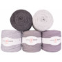 Infinity Hearts Dahlia Fabric Yarn 04 Grey Shades - 1 pc