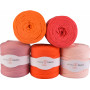 Infinity Hearts Dahlia Fabric Yarn 18 Orange Shades - 1 pc