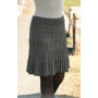 First Lady by DROPS Design - Knitted Skirt Pattern size S - XXXL