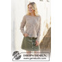 Footprints in the Sand by DROPS Design - Knitted Jumper Pattern Sizes S - XXXL
