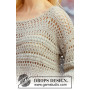 Algarve by DROPS Design - Crocheted Jumper Pattern Sizes S - XXXL