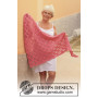 Marion's Garden by DROPS Design - Crocheted Shawl Pattern 160x71 cm