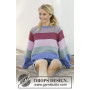 Sweet Country Sunrise by DROPS Design - Knitted Jumper Pattern Sizes S - XXXL