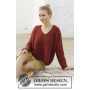 Robin Song by DROPS Design - Knitted Jumper Pattern Sizes S - XXXL