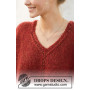 Robin Song by DROPS Design - Knitted Jumper Pattern Sizes S - XXXL