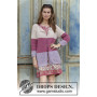 Lavender Rose by DROPS Design - Jacket Knitting pattern size S - XXXL