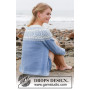 Periwinkle Jacket by DROPS Design - Jacket Knitting pattern size S - XXXL