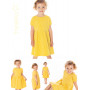 MiniKrea Sewing Pattern 33013 Dress With Full Skirt Size 2-14 Years