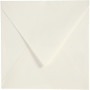 Envelope, size 16x16 cm, 120 g, 50 pcs, off-white