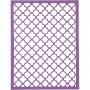 Pad with Cardboard Lace Patterns, blue, light blue, dark blue, purple, A6, 104x146 mm, 200 g, 24 pc/ 1 pack