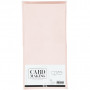 Cards and envelopes, pastel colours, card size 15x15 cm, envelope size 16x16 cm, 110+220 g, 50 set/ 1 pack