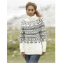 Black Ice by DROPS Design - Knitted Jumper with Nordic Pattern size S - XXXL
