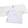 Spiral Bound Scrapbook, white, size 30,5x30,5 cm, 250 g, 1 pc