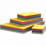 Creative Card, assorted colours, A2,A3,A4,A5,A6, 180 g, 1800 ass sheets/ 1 pack