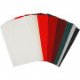Craft Felt Sheets, sheet 20x30 cm, thickness 1.5 mm, 24 mixed sheets, asstd. colours, 180-200 g/m2