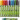 Glass & Porcelain Marker, assorted colours, line 2-4 mm, semi opaque, 12 pc/ 1 pack