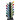 Glass & Porcelain Marker, assorted colours, H: 52 cm, D: 11,5 cm, W: 24 cm, 24x6 pc/ 1 pack