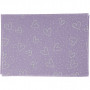 Craft Felt, purple, A4, 210x297 mm, thickness 1 mm, 10 sheet/ 1 pack