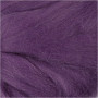 Carded Wool, 21 micron, 100 g, violet