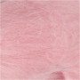 Carded Wool, 21 micron, 100 g, light pink