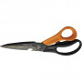Fiskars Cut+More Scissors Titanium Black/Orange 23cm