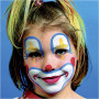 Eulenspiegel Face Paint - Motif Set, 1 set, assorted colours, clown