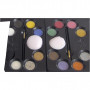 Water Makeup Set with step-by-step, assorted colours, 1 set