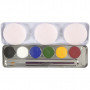 Water-based Face Paint, 6 colours, assorted colours