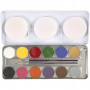 Water-based Face Paint, 12 colours, assorted colours