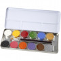 Water-based Face Paint, 12 colours, assorted colours