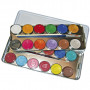 Water-Based Face Paint, assorted colours, 24 colour/ 1 set