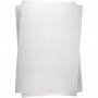 Shrink Plastic Sheets, matt transparent, 20x30 cm, thickness 0,3 mm, 100 sheet/ 1 pack