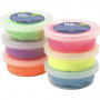Silk Clay®, 6x14g, Asstd. Colours, Neon